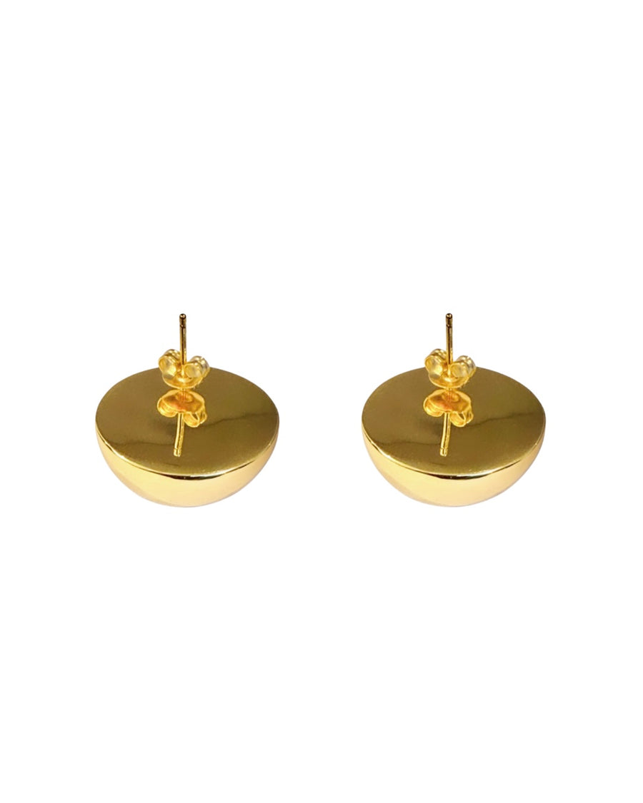 ANVIL GOLD DOME EARRINGS