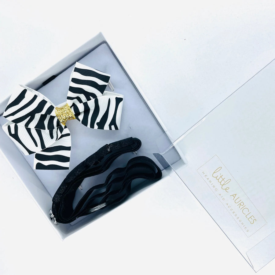 HEARING AID HEADBANDS - ZEBRA