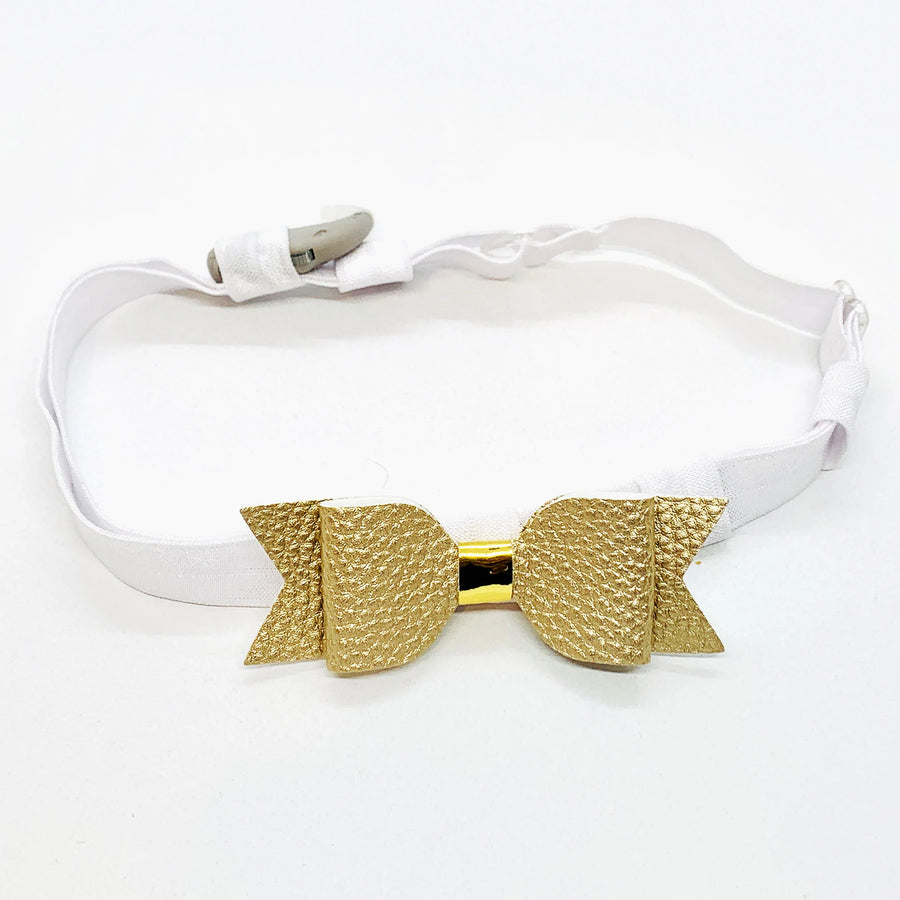 HEARING AID HEADBANDS - GOLD & RED