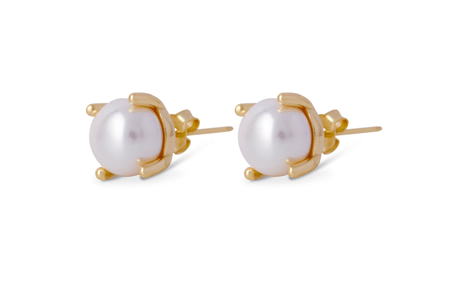 FOUR POINT PEARL STUDS