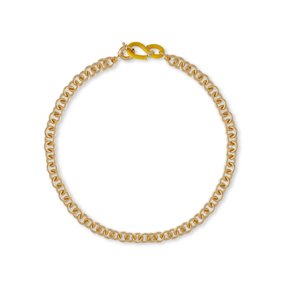 SCALA YELLOW S-CLASP NECKLACE