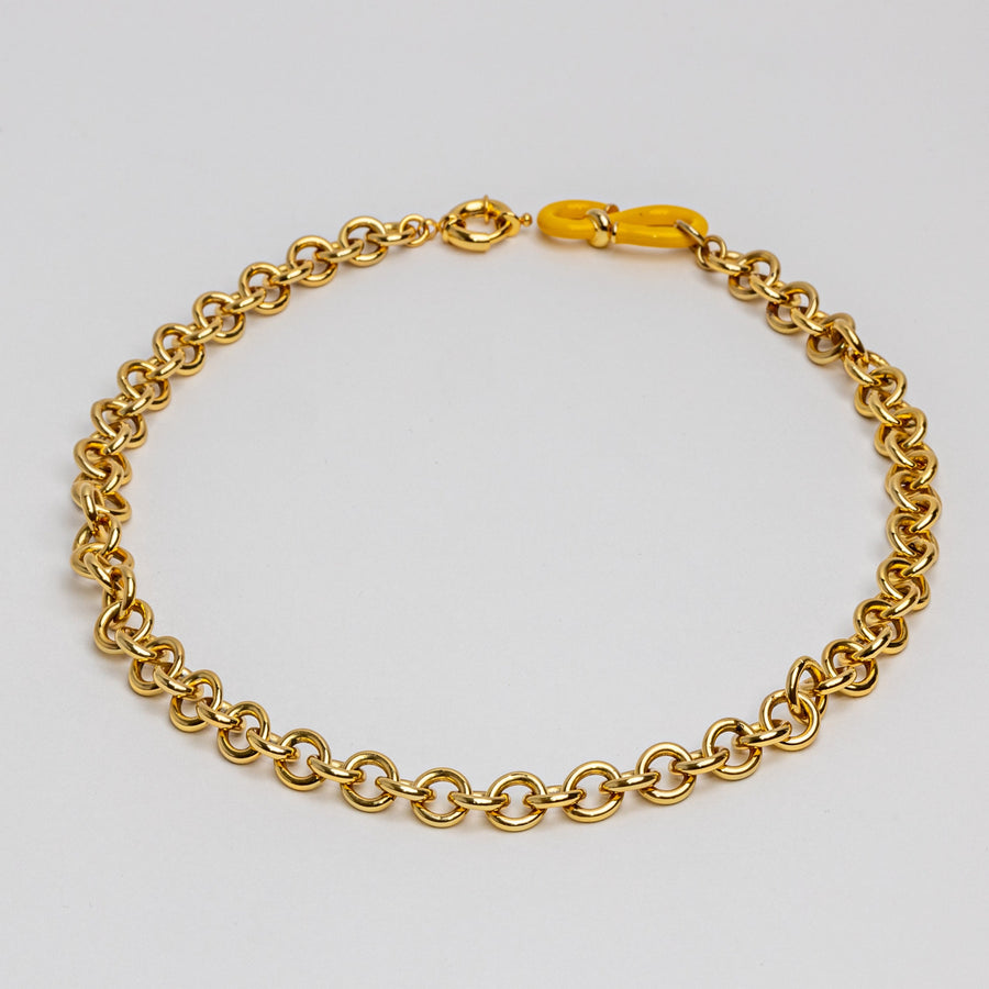 SCALA YELLOW S-CLASP NECKLACE